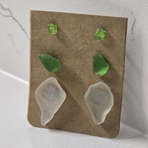 Sea Glass Earrings Sets